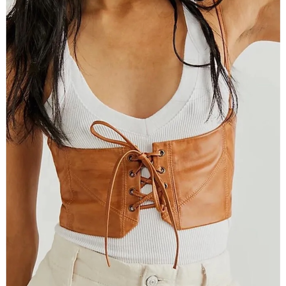 NEVER WORN Hastings Leather Corset
